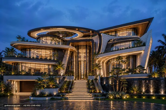Arsitektur untuk Kabupaten Tana Tidung. — pandangan arsitektur 3